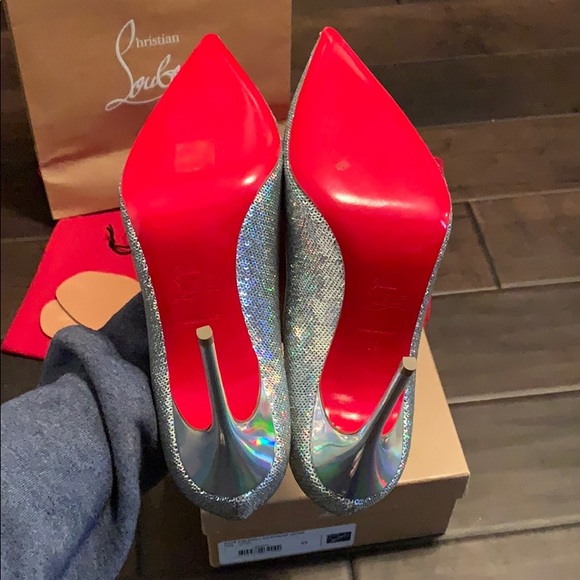 SOLD Christian Louboutin Kate 100 Paill Hotfix/SP Laser - Picture 5 of 5
